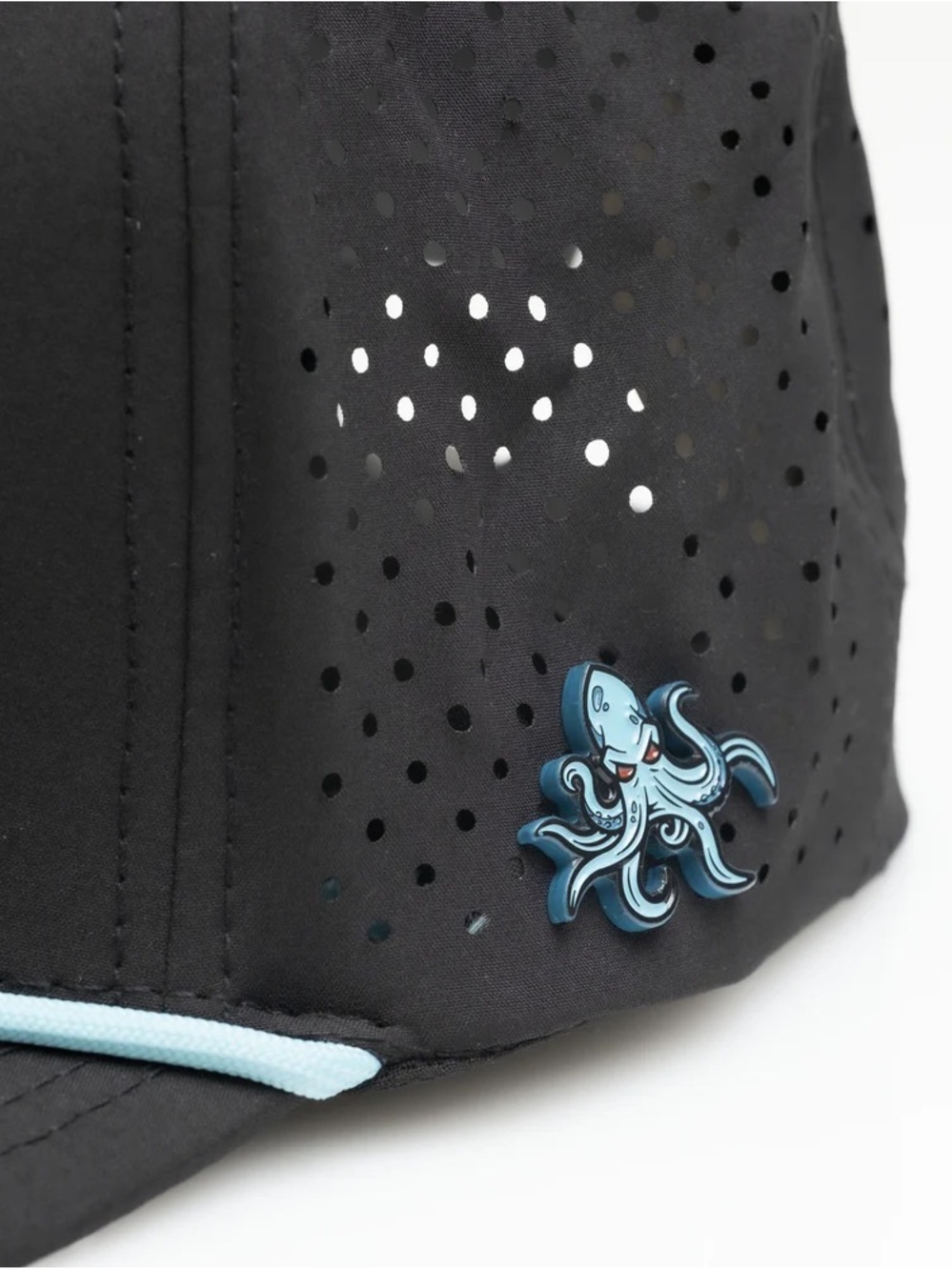 KRAKEN BLACK - PERFORATED ROPE HAT - Picture 4 of 5